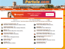 Tablet Screenshot of pertuis.com